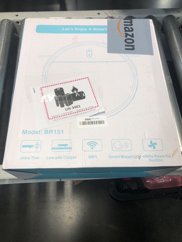 Photo 1 of **SEE NOTES** ZCWA Robot Vacuum and Mop Combo, 2 in 1 Mopping Robotic Vacuum with WiFi/App, Robotic Vacuum Cleaner, Schedule Settings, Self-Charging, Ideal for Hard Floor, Pet Hair and Low Pile Carpet