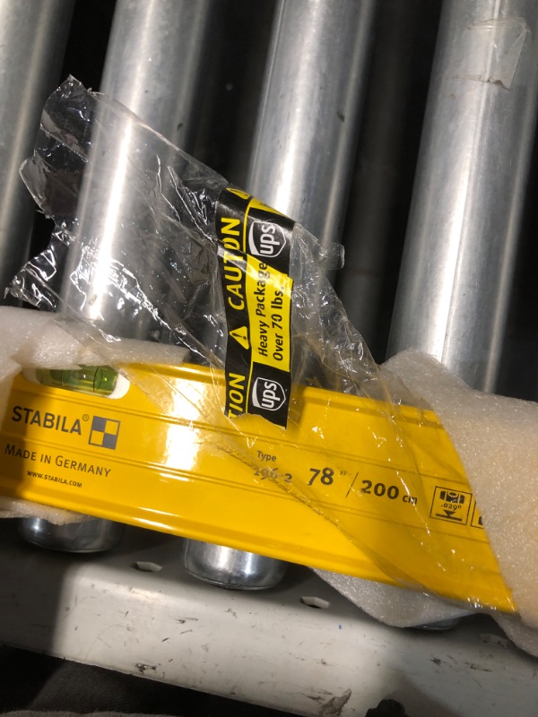 Photo 1 of Stabila 37532 Jamber 78-Inch and 32-Inch Aluminum Box Beam Level Set