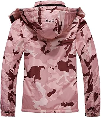 Photo 1 of  Women's Waterproof Ski Jacket Warm Winter Snow Coat Mountain Windbreaker Hooded Raincoat Jacket