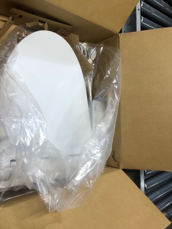 Photo 4 of ***DAMAGED - CRACKED - SEE PICTURES - UNABLE TO TEST***
TOTO SW3074#01 WASHLET C2 Electronic Bidet Toilet Seat with PREMIST and EWATER+ Wand Cleaning, Elongated, Cotton White