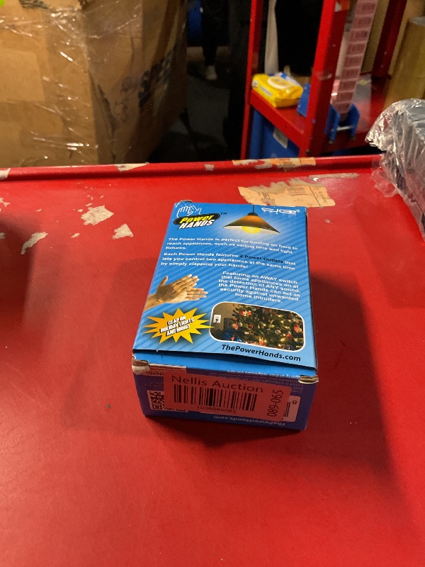 Photo 1 of Power Hands | Clapping Light Control Noise Detecting Wireless Wall Outlet with a 3 Level Sensitivity Switch | Turns Appliances On/Off with Clapping Sound Sensor | 120V 200W 2 Outlet