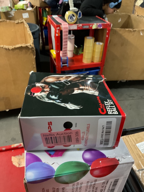 Photo 1 of Boxing Reflex Ball Set with Punch Counter App– 4 Boxing Balls with Varying Weights, Headband and 4 Spare Strings to Improve Speed, Hand-Eye Coordination for Men, Kids Boxing Equipment MMA Gear Gift