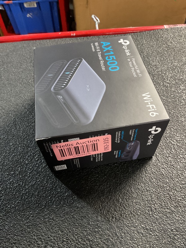 Photo 1 of TP-Link Ultra-Portable Wi-Fi 6 AX1500 Travel Router TL-WR1502X | Easy Public WiFi Sharing | Hotel/RV/Travel Approved | Phone WiFi Tether | USB C Powered | Multi-Mode | Tether App | Durable Design