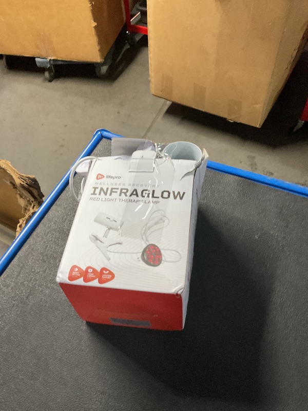 Photo 1 of LifePro InfraGlow NIR & Red Light Therapy Lamp - Infrared Red Light Therapy Bulb with 18 LEDs & Clip-On Lamp - at-Home Red Light Therapy for Body, Chronic Pain Relief, Skin Wellness, & Recovery