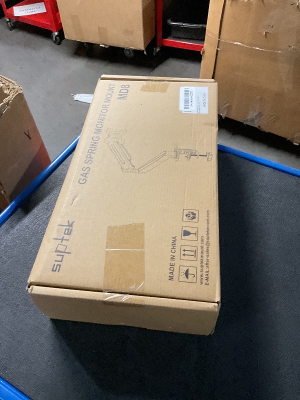 Photo 1 of Suptek Monitor Mount Gas Spring Monitor Arm Desk Mount Fully Adjustable Fits 17 20 22 23 24 26 32 inch Monitors Weight Capacity up to 22 lbs