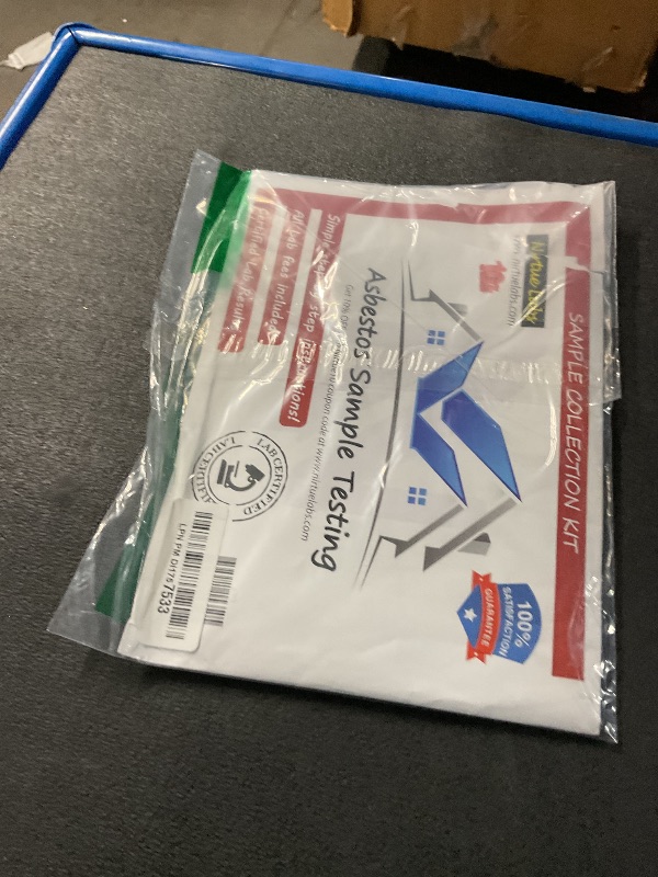 Photo 1 of Asbestos Test Kit 1 PK- Includes All Lab Fees - Test Popcorn Ceiling, Tile, Insulation, Adhesive, Mastic, Drywall and Other Materials for Asbestos (72Hr Turnaround)