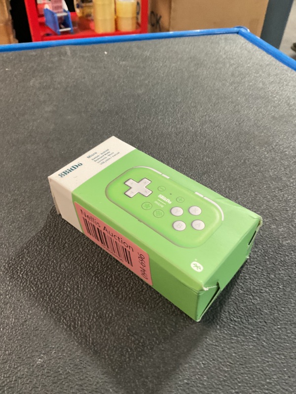 Photo 1 of 8Bitdo Micro Bluetooth Gamepad Pocket-sized Mini Controller for Switch, Android, and Raspberry Pi, Supports Keyboard Mode (Green)