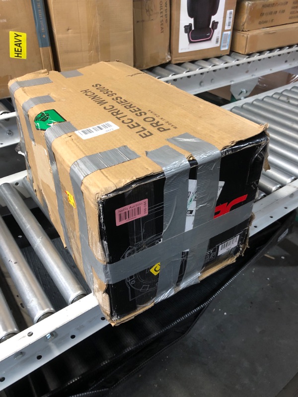 Photo 1 of ***NOT FUNCTIONAL - DAMAGED - SEE COMMENTS***
Rough Country 9,500LB PRO Series Winch with Synthetic Rope - 12V Waterproof 5.5HP Electric Winch for Jeeps, Trucks, Off Road Recovery Winch with Remote
