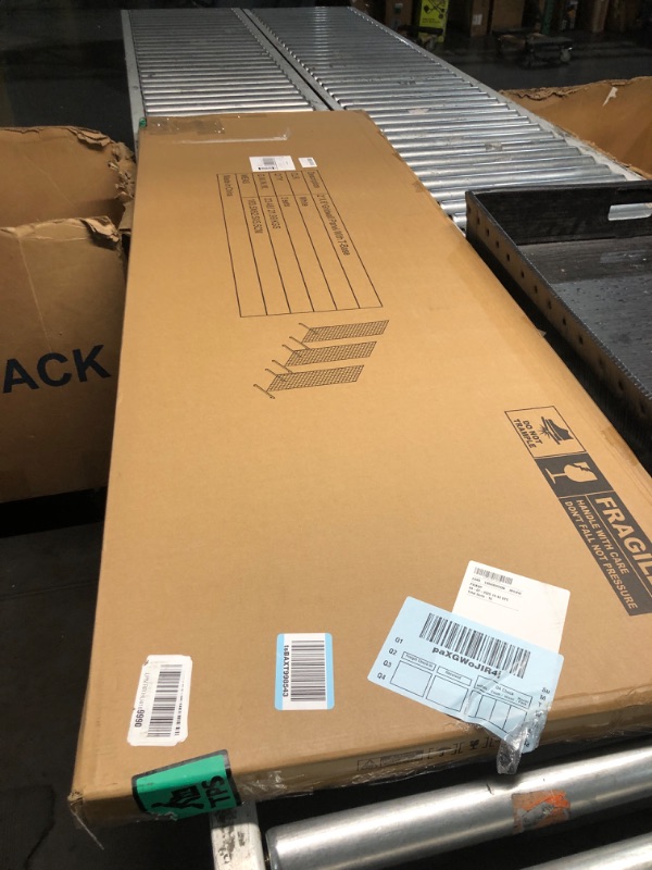 Photo 1 of NEESEEYEE 2' x 6' Grid Wall Panel Floorstanding Display Fixture with Deluxe T-Style Base, White. Three-Pack Combo.