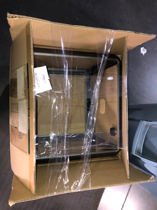 Photo 1 of **CASE ONLY**
TOPCUBE 3D Printer Enclosure for Bambu Lab A1 Mini, 360° Transparent Acrylic Enclosure with LED Light, Odor Isolation Noise Reduction Constant Temperature 3D Printer Cover Box, 460x460x460MM