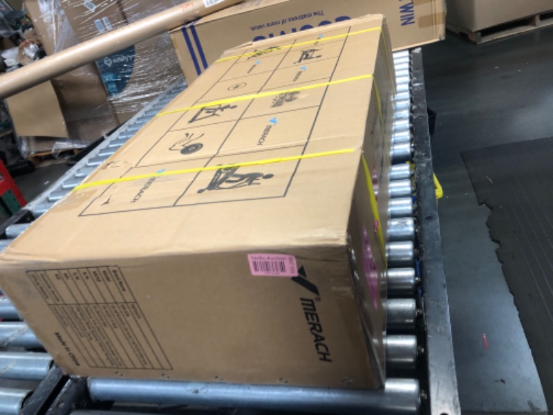 Photo 1 of ***FACTORY SEALED***MERACH Recumbent Exercise Bike for Home with Smart Bluetooth and Exclusive App Connectivity, LCD, Heart Rate Handle, Magnetic Recumbent Bikes S08