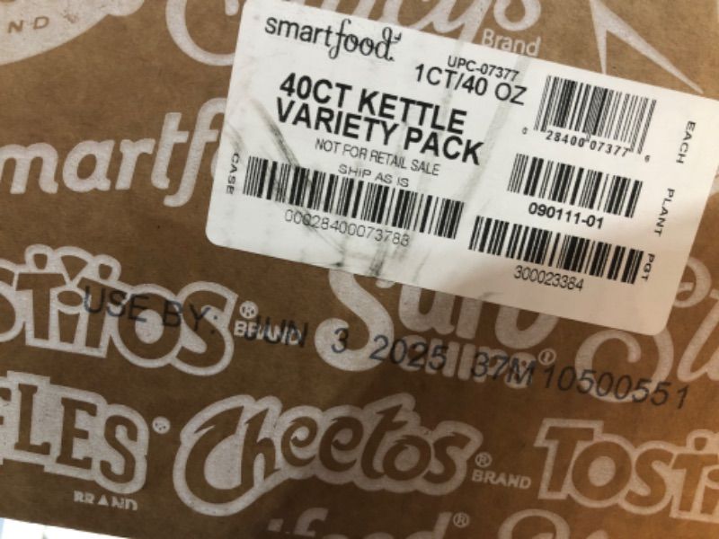 Photo 1 of ***FACTORY SEALED***
***NON REFUNDABLE***
Smartfood Popcorn, Sweet & Salty Kettle Corn, 0.5 Ounce (Pack of 40)