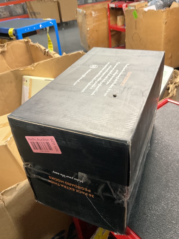 Photo 1 of INCLY 30PCS Slatwall Accessories Set, Includes 4 Pack Ventilated Metal Wire Slatwall Baskets and 26PCS Multisized Heavy Duty Slatwall Hooks for Garage Rooms Shops Storage Organizing Display