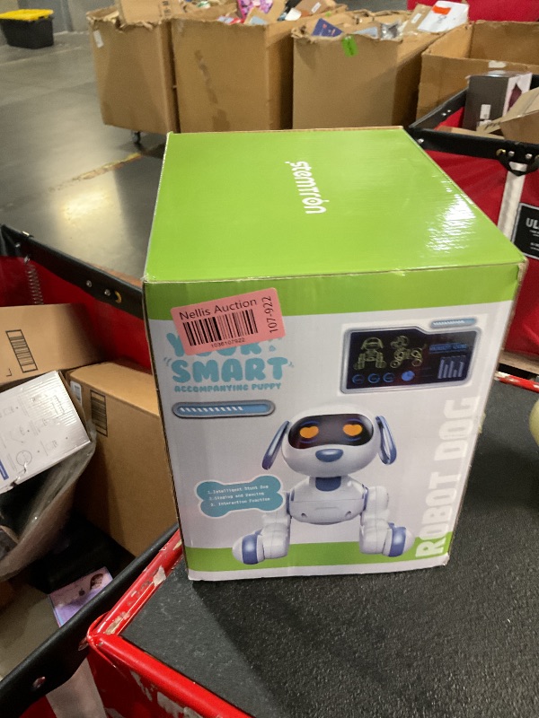 Photo 1 of STEMTRON Programmable Remote Control Robot Cat Robot Dog for Kids, Interactive Robotic Dog Robotic Cat, Robo Dog Robo Cat, RC Robot with Touch Sensing, LED Eyes, Dance & Music