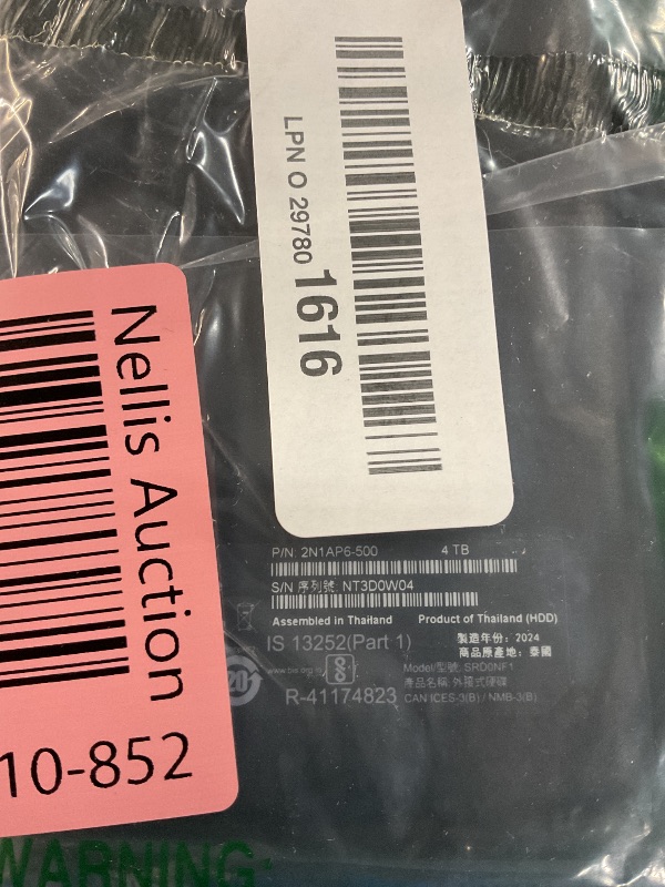 Photo 1 of Seagate Portable 4TB External Hard Drive HDD – USB 3.0 for PC, Mac, Xbox, & PlayStation - 1-Year Rescue Service (STGX4000400)