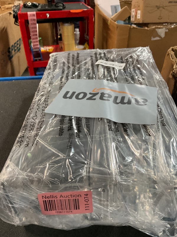 Photo 1 of mDesign Plastic Long Stackable Storage Organizer Container, Organization Bin w/Handles for Kitchen, Pantry, Fridge, Freezer, Cabinet, Perfect to Hold Breast Milk - Ligne Collection - 2 Pack, Clear