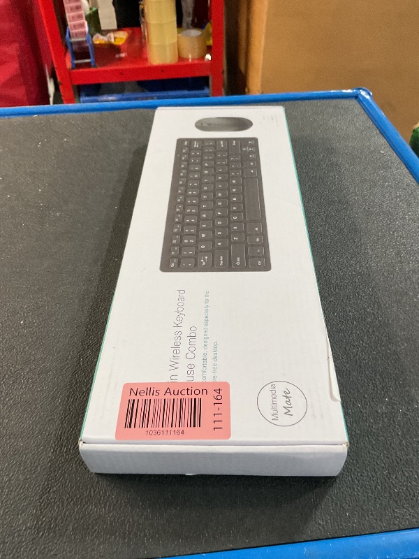 Photo 1 of seenda Wireless Keyboard and Mouse Combo, Compact Small Keyboard Mouse Set with 2.4G USB Receiver, Slim Portable Keyboard and Silent Wireless Mouse for Laptop, Computer, Desktop, PC, Windows, Black