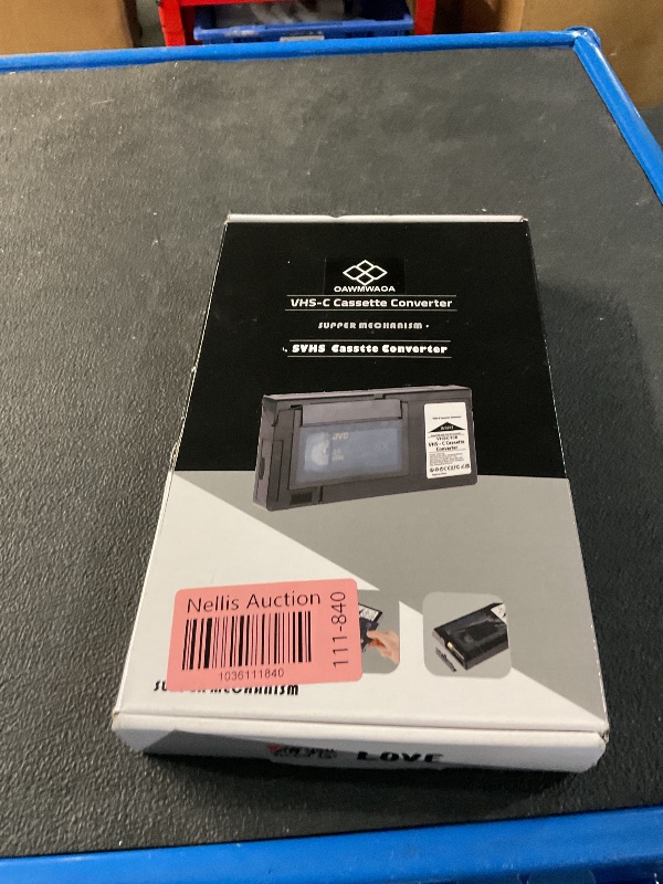 Photo 1 of OAWMWAOA VHS-C Cassette Adapter Compatible with VHS-C SVHS Camcorders Motorized VHS Cassette Converter Not Compatible with 8mm / MiniDV / Hi8
