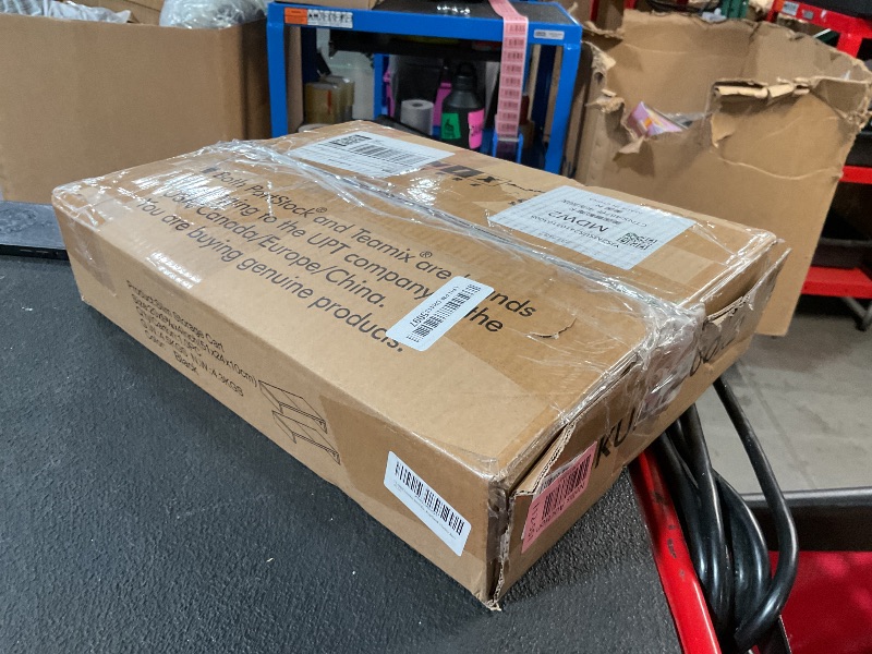 Photo 1 of TEAMIX 2 Pack Monitor Stand Riser-20 inch, Wood Monitor Stand for Desk, TV/Screen/PC/Printer/Laptop Riser, Computer Stand with Keyboard Organizer Desktop Stand, Monitor Riser…