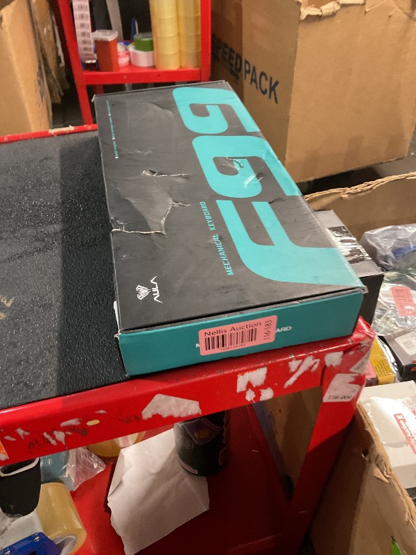 Photo 1 of AULA F99 Wireless Mechanical Keyboard, Hot Swappable Custom Keyboard,Pre-lubed Linear Switches,Gasket Structure,RGB Backlit Gaming Keyboard (Blue&White)