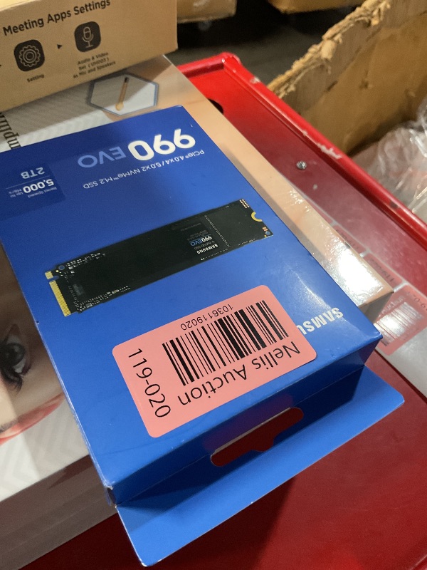 Photo 1 of SAMSUNG 990 EVO SSD 2TB, PCIe Gen 4x4, Gen 5x2 M.2 2280 NVMe Internal Solid State Drive, Speeds Up to 5,000MB/s, Upgrade Storage for PC Computer, Laptop, MZ-V9E2T0B/AM, Black