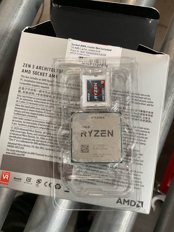 Photo 1 of AMD Ryzen 9 5900X 12-core, 24-Thread Unlocked Desktop Processor