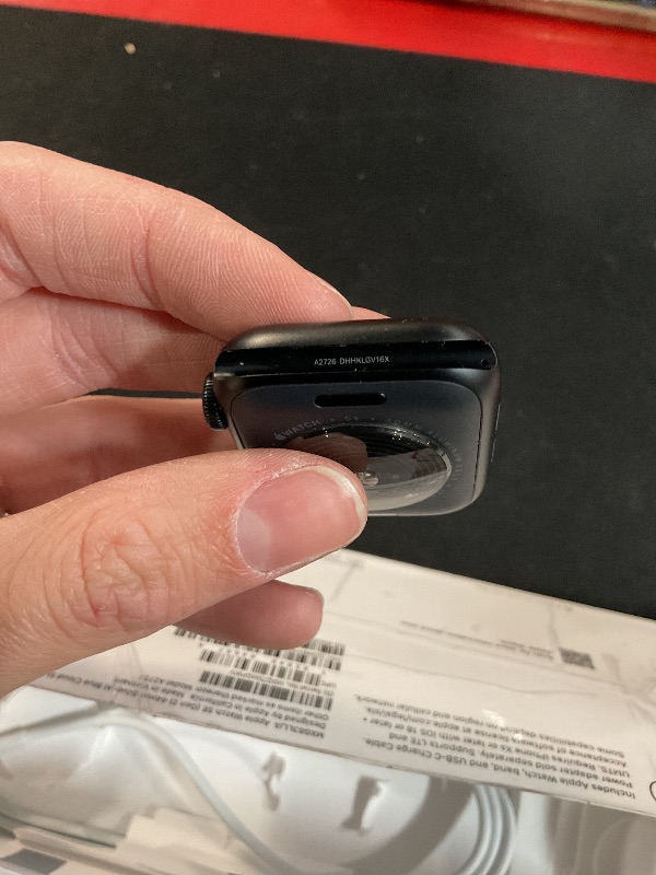 Photo 1 of Apple Watch SE (2nd Gen) [GPS + Cellular 40mm] Smartwatch with Midnight Aluminum Case with Midnight Sport Band S/M. Fitness and Sleep Trackers, Crash Detection, Heart Rate Monitor, Retina Display