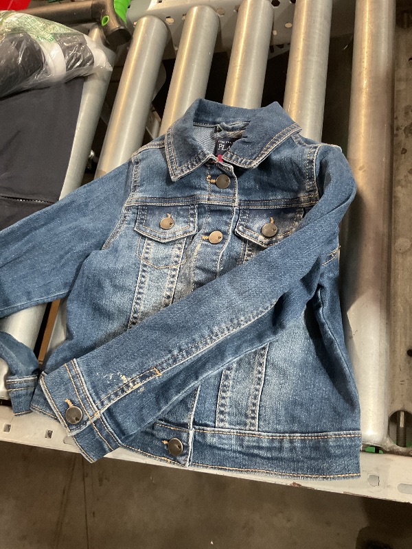 Photo 1 of  Light washThe Children's Place Baby Girls And Toddler Girls Basic Denim Jacket,China Blue,5T