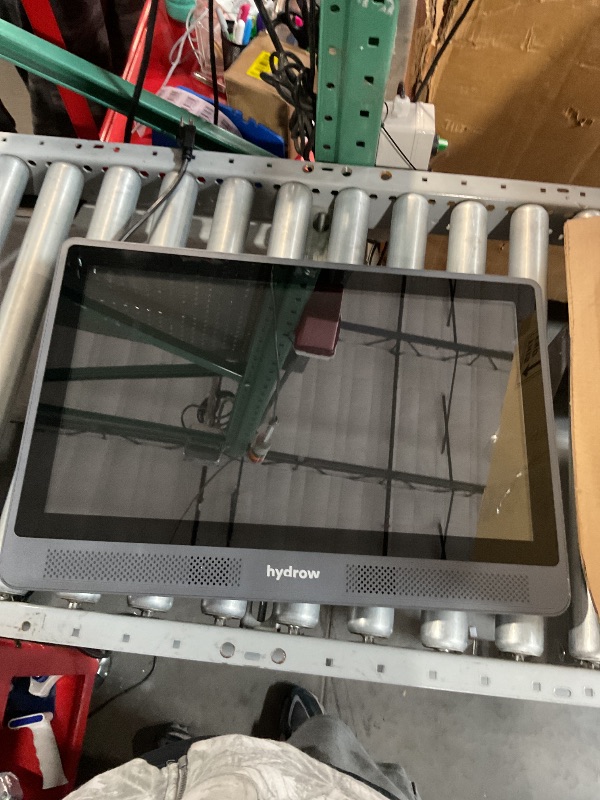 Photo 1 of **MONITOR IS MISSING POWER CORD, HAS ISSUES WITH SHOWING CORRECT STATUS**
PALLET PICK UP ONLY Hydrow Pro Rowing Machine with Immersive 22" HD Rotating Screen - Stows Upright | Live and On-Demand at-Home Workouts, Membership Required