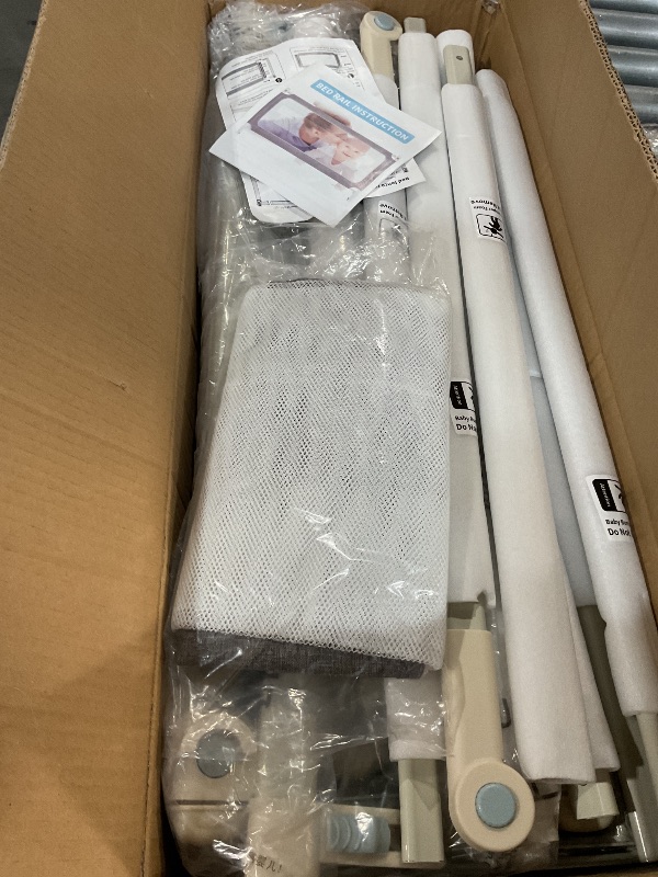 Photo 1 of (Incomplete)(parts only)KEALIANA 2 Pack Bed Rails for Toddlers Upgrade Height Adjustable Baby Bed Rail Guard for Twin/Full/Queen/King Size - Safety Bed Rail for Baby?2 Side:78"(L) ×28"(H)