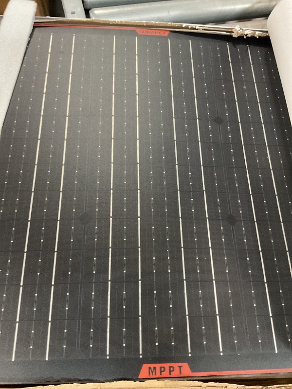Photo 1 of (Damaged on inspection) SUNAPEX 50W Flexible Solar Panel with MPPT Charge Controller, Solar Battery Charger Maintainer, 12V Waterproof Solar Trickle Charger for Car, Motorcycle, Boat, Marine, RV, Trailer, Tractor,Truck, etc