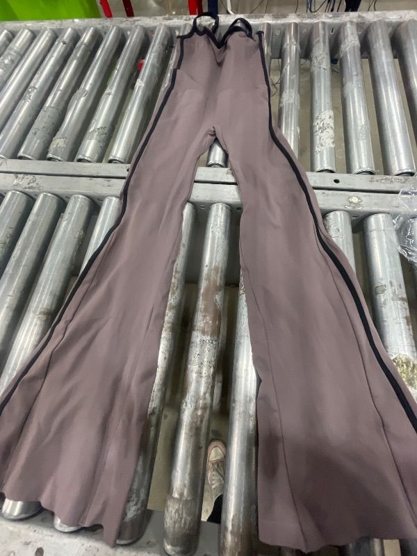 Photo 1 of Vilana Jumpsuits for Women Bellissimoe Flare Jumpsuit (Color Tea Leaf, Small)