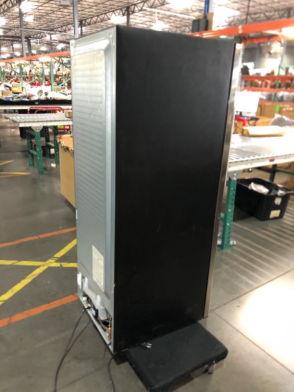 Photo 1 of **SEE NOTES** Galanz GLF11US2A16 Upright Temperature Control Convertible Refrigerator/Freezer, Stainless Steel, 11 Cu.Ft