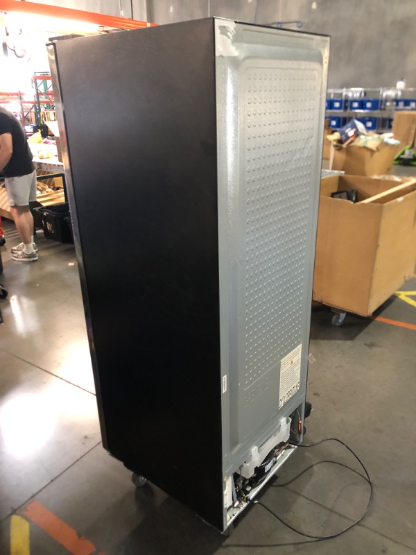 Photo 1 of **SEE NOTES** Galanz GLF11US2A16 Upright Temperature Control Convertible Refrigerator/Freezer, Stainless Steel, 11 Cu.Ft
