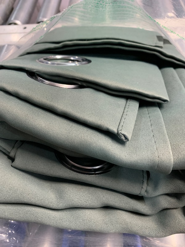 Photo 1 of ***(DARK GREEN/ STOCK PHOTO FOR REFERENCE ONLY)***NICETOWN Room Darkening Curtains 78 inch Length 2 Panels, Peacock, 2 Pieces, W42, Thermal Insulated Grommet Blackout Curtains for Modern Casual Elegant Bedroom Kids Room Theme Decoration