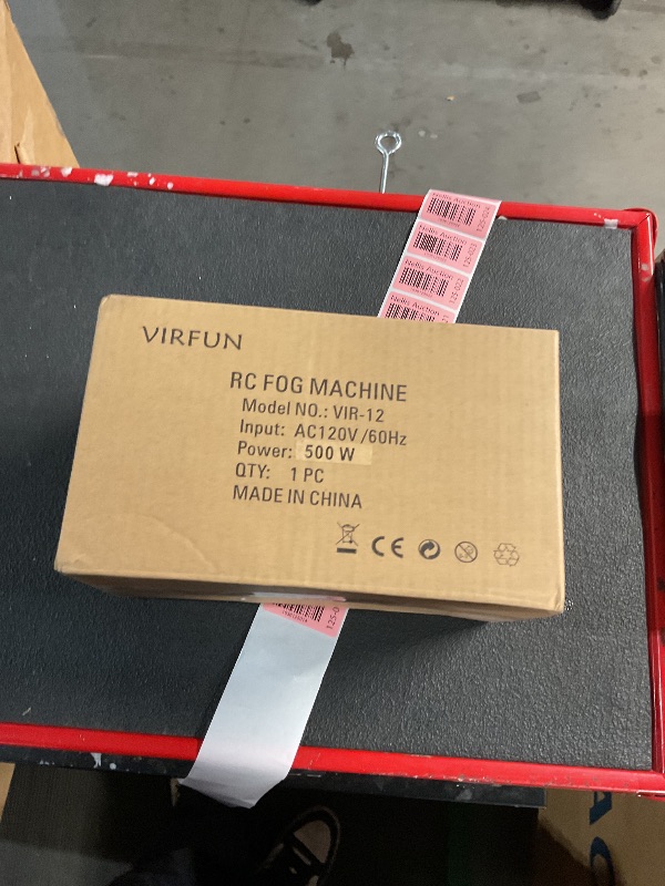 Photo 1 of Automatic  Machine, VIRFUN Fog Machine with Auto Mode and Wired Remote Control for Outdoor, Wedding, Indoor, Halloween, Party and Stage Effect, 500W and 500ml Tank