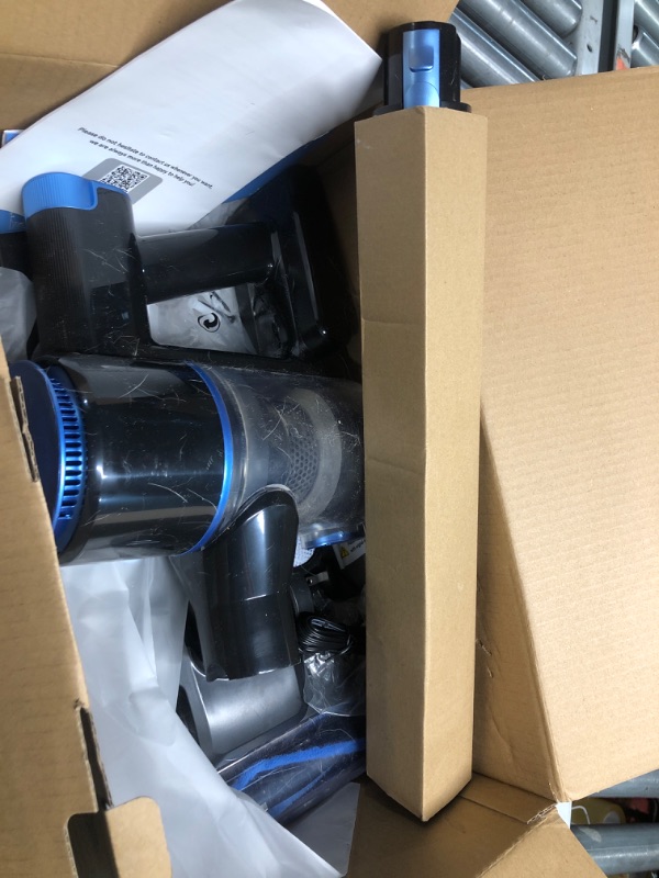 Photo 1 of **DUSTY/DIRTY, TURNS ON** UML0 N8 Cordless Vacuum Cleaner, Lightweight Stick Vacuum with Powerful Suction, 2200mAh Battery, 40 Mins Runtime, Self-Standing, Rechargeable Vacuum Cleaners for Home Hardwood Floor Carpet Pet Hair