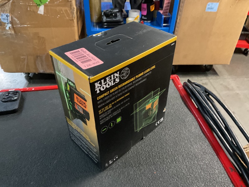 Photo 1 of Klein Tools 93CPLG Compact Self-Leveling Laser Level, Bright Green 360-Degree Laser Planes, Rechargeable, Magnetic Mount