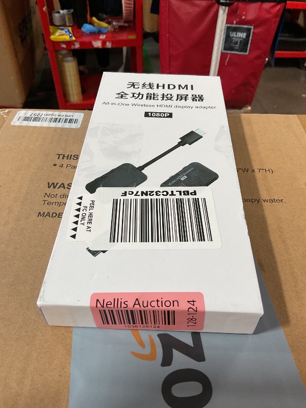 Photo 1 of ***(ONLY1)***********************

Wireless HDMI Transmitter and Receiver, 1080P HDMI Extender Kit, 50M/165 Feet Range for Laptop/Camera/Phone to Monitor/Projector/TV, PS5, Xbox, Switch, Steamdeck and HDMI Consoles (1TX+2RX 1080p)