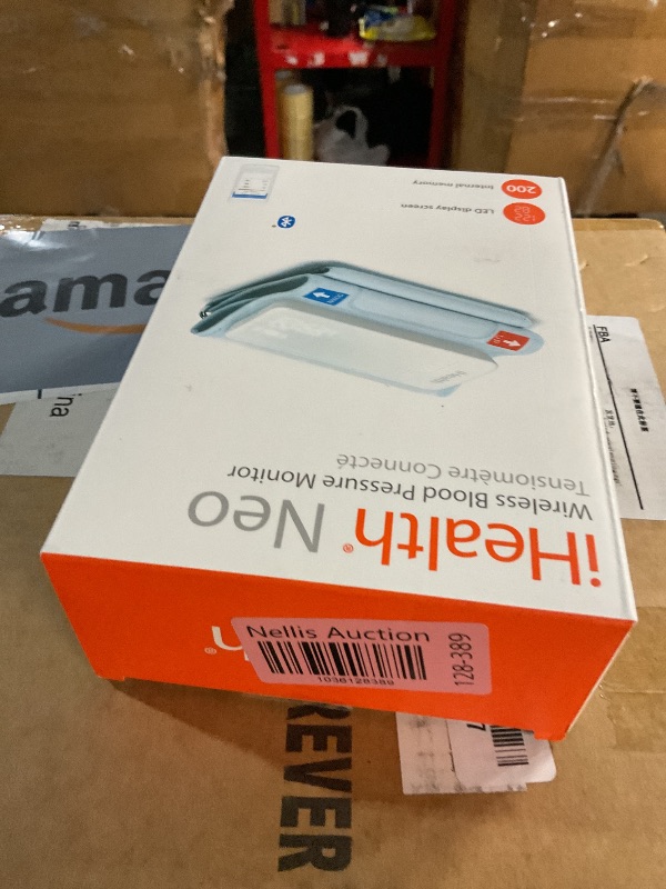 Photo 1 of iHealth Neo Wireless Blood Pressure Monitor, Upper Arm Cuff, Bluetooth Blood Pressure Machine, Ultra-Thin & Portable, App-Enabled for iOS & Android