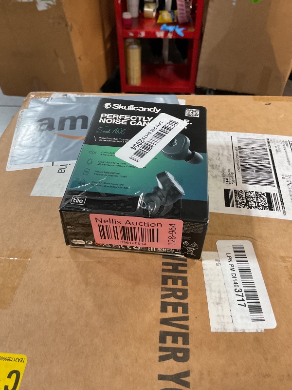 Photo 2 of Skullcandy Sesh ANC In-Ear Noise cancelling Wireless Earbuds, 32 Hr Battery, Microphone, Works with iPhone Android and Bluetooth Devices - Black