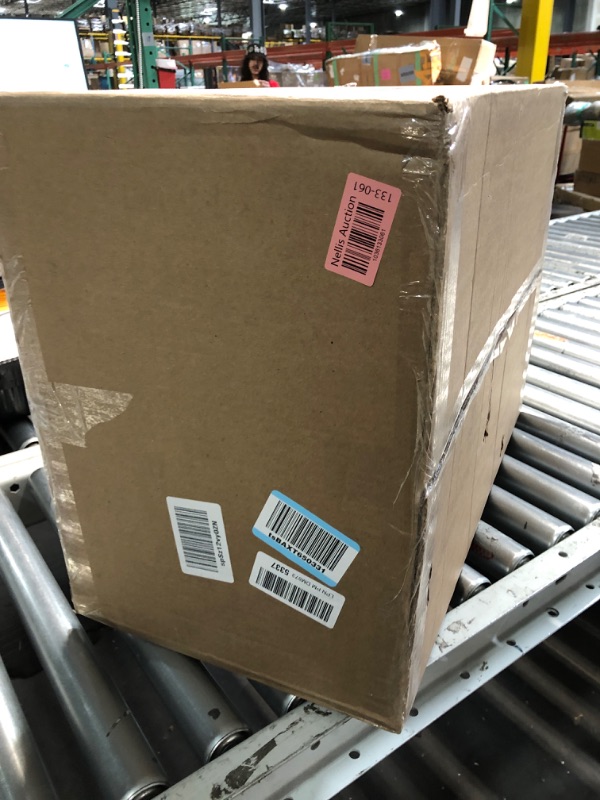 Photo 1 of Curver Infinity 45.5 Liter / 13 Gallon Plastic Kitchen Trash Can with Foot Pedal and Locking Lid - Perfect for Household Use Indoor for Garbage Disposal or Recycling, Grey