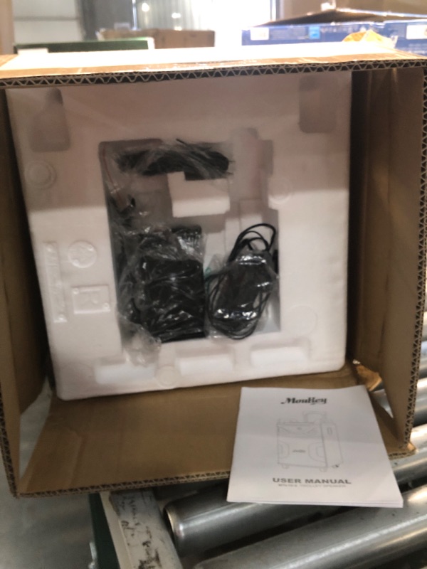 Photo 1 of ***PARTS ONLY**Moukey Karaoke Machine, 10" Woofer Portable PA System, Bluetooth Speaker with 2 Wireless Microphones, Lyrics Display Tablet Holder, Party Lights & Echo/Treble/Bass Adjustment Support REC/AUX/USB/TF
