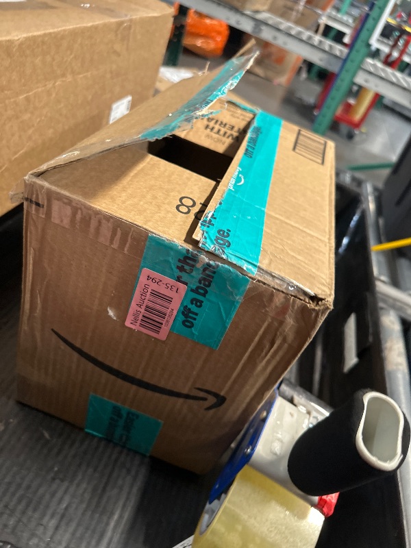 Photo 1 of Torre & Tagus Orbit Hand Blown Glass Infinity Knot Sculpture - 4.5 Inch Glass Art Slate Blue Knot Decor Ball for Home Decor, Small Centerpiece Table Decoration for Home Interior (Clear Slate Blue)