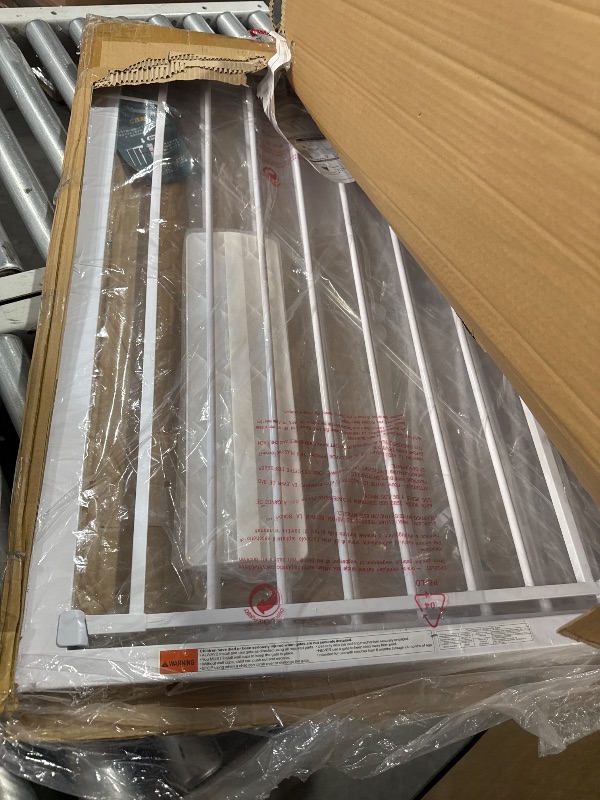 Photo 1 of ** (DOOR ONLY) Baby Gate for Doorways Stairs Hallway 85.8-90.5 Inch Wide, Walk Through Child Gates with Pressure Mounted Extention Kit, Indoor Safety Child Gates for Kids or Pets