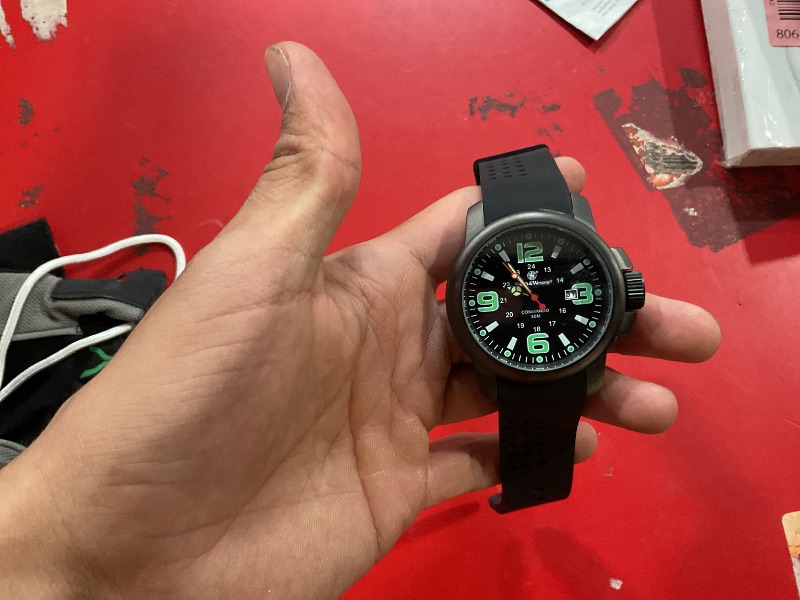 Photo 1 of  Smith & Wesson AMPHIBIAN COMMANDO BLACK SWW-1100 Military Watch
