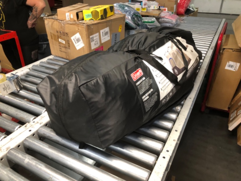 Photo 1 of ***DAMAGED - ONE OF THE LEGS IS BROKEN - HOLES IN THE FLOOR - SEE PICTURES***
Coleman Instant Tent with 1-Minute Setup, 8-Person Tent with Pre-Attached Poles, Air Vent, & Carry Bag