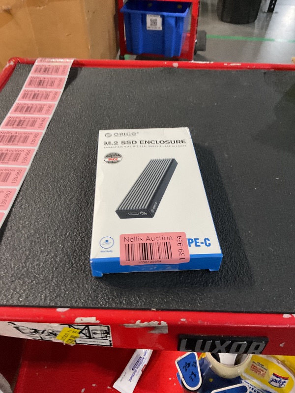 Photo 1 of ORICO M.2 NVMe SSD Enclosure, USB 3.1 Gen 2 (10 Gbps) to NVMe PCI-E M.2 SSD Case Support UASP for NVMe SSD Size 2230/2242/2260/2280(up to 4TB) (M.2 NVMe)
