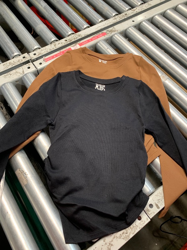 Photo 1 of ***only two***
OQQ Womens 3 Piece Long Sleeve Tops Crew Neck Stretch Fitted Underscrubs Layer Tee Shirts 2025 Casual Outfits Black Coffee Beige