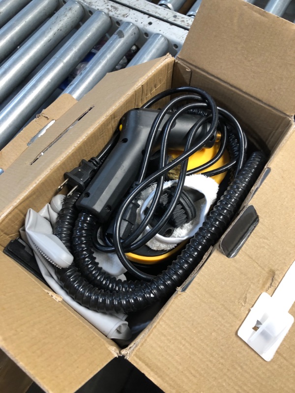 Photo 1 of (PARTS) (NOT A COMPLETE SET) Steam Cleaner, 3-Level Adjustable Handle, 15s Heat-Up, 1.69 Quarts Tank, Portable Steamer for Cleaning with 11 pcs Accessories, Steam Cleaner for Home for Dirt, Grease, Grout, Tile,Floor,Couch and Car
